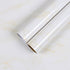 Marble Contact Paper for Countertops Gold White Peel and Stick Countertops Decorative Waterproof Contact Paper for Walls Cabinets Glossy Marble Wa...