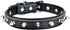 Spiked Studded Padded Leather Pet Collars for Cats Puppy Small Medium Large Dogs (10.5"-13" Neck * 0.6" Wide, Black Spiked)...