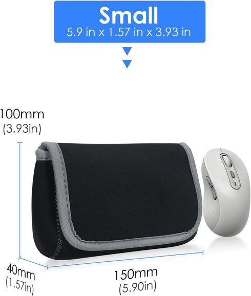 LENTION Tech Pouch Storage Small Bag Cases for Accessories Laptop MacBook Power Adapter, Wireless Mouse, iPhone Charger, Cellphone, Power Bank, Co...