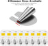 TIGARI Rolled Hem Presser Foot, Sewing Rolled Hemmer Foot, 8 Sizes Wide Rolled Hem Pressure Foot Sewing Machine Feet Hemming Machine Hand Sewing M...