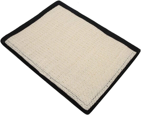 Table Leg Scratch Board, Sofa Scratcher Mat Furniture Protect Sofa Sisal Scratch Protect, White Table Leg Furniture Protection Pets for Cats(White...