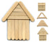 Perfect Stix Mini Craft Sticks. Pack of 300 Sticks. 2.13 Inches x 0.25 Inches.Natural Birchwood...