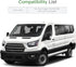 SCITOO Exterior Mirror Replacement Glass Driver Left Side Fit For Ford Transit 150 250 350 From 2015 To Onward Plastic Plate W/O Heated Replacemen...