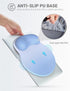 Ergonomic Mouse Pad Wrist Support, Comfortable Mouse Pad Wrist Rest, Relieve Wrist Pain Gel Mouse pad, Non-Slip Rubber Base Mousepad for Laptop, C...