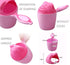 Rinse Shampoo Rinser Baby Rinse Cup Baby Bath Rinser Wash Hair Cup by Protecting Infant Eyes (Bear-Pink)...