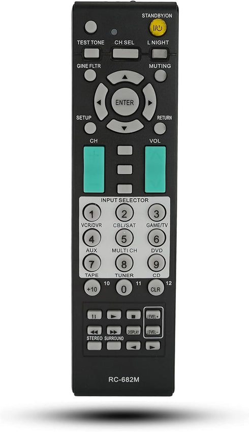 Replacement Remote Control for RC-682M RC-681M RC-606S RC-607M Fit for Onkyo A/V Receiver...