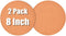 2-Pack 8" Round Cork Coasters - Plant Saucers & Trivets for Hot Pots, Absorbent Cork Mat for Drinks, DIY Craft Board...