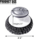 Stainless Steel Wool Scrubber with Handle, Heavy Duty Dish Scrubber, Steel Brush for Cleaning Pots, Pans, Grills, Sink (4 Pack)...
