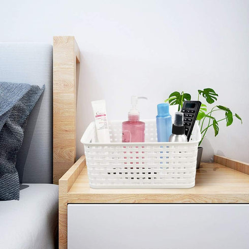 Vababa Plastic Storage Baskets/Storage Bins, Pack for 6...