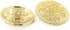 Bezelry 8 Pieces Metal Lacework Filigree Metal Shank Buttons. 30mm (Gold)...
