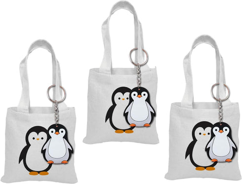 40 Pack Penguin Keychains Key Rings for Polar Arctic Winter Animals Party Favors, Polar Animals Lovers Gifts Birthday Party Favors...
