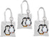 40 Pack Penguin Keychains Key Rings for Polar Arctic Winter Animals Party Favors, Polar Animals Lovers Gifts Birthday Party Favors...