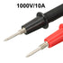uxcell 2pcs 32.68'' Test Leads Probe for Digital Multimeters 1000V 10A 4mm Banana Plug...
