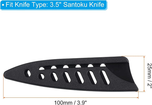 PATIKIL PP Safety Knife Cover Sleeves for 3.5" Paring Knife, 2 Pack Knives Edge Guard Blade Protector Universal Knife Sheath Portable for Kitchen,...