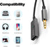 Bluetooth 5.3 to Aux Adapter for Car, Supports 2 Smartphones, USB to 3.5mm Bluetooth Receiver adds Bluetooth to Car, Speaker, and Home Stereo Audi...
