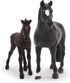 Gemini&Genius Horses Toy for Kids, Farm Horse Animal Playset, Stallion with Horse Cub Family Action Figures Party Favors Supplies, Party Cupcake T...