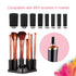 Premium Makeup Brush Cleaner and Dryer Machine Hangsun Electric Cosmetic Make Up Brushes Set Cleaning Tool with 8 Size Rubber Collars Wash and Dry...