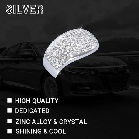 1797 Gear Shift Lever Cap Compatible with Honda Bling Accessories Accord 2018-2022 10th 1.5T EX EX-L LX V6 FWD Decals Stickers Covers Interior Dec...
