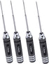 4pcs Hex Screw Driver Set 1.5-3.0mm Allen Wrench Keys Screwdriver Kit RC Repair Tools Kit for Traxxas Arrma HSP HPI AXIAL Tamiya LOSI Redcat Wltoy...