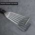 2 Pack Fish Spatula Turner, Stainless Steel Slotted Spatulas for Flipping, Turning, Frying & Grilling, 3"x6"+4"x8" Metal Slotted Spatulas, Wooden ...