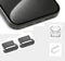 Mizi [2 Pack USB-C Metal Anti Dust Plug Cover, Protect Charging Port from Dust and Moist with Storage Box and Cable Clip Holder for iPhone 15, 15 ...