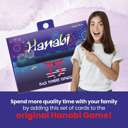 R&R Games Hanabi Black Powder Expansion Pack, Family Game for Adults and Kids...