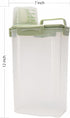 Food Storage Container - Airtight Seal and Food-Grade Transparent Plastic Container - BPA Free - Measuring Cup, Pouring spout - for Rice, Pasta, S...