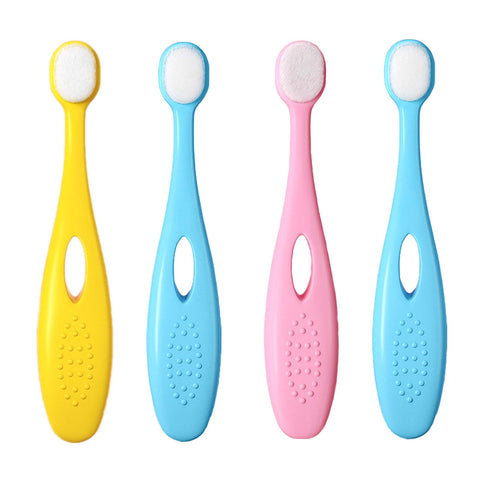 EasyHonor Baby Toothbrush for Age 1-3 Years Old, Extra Soft Toothbrush with 10000 Floss Bristle for Toddler Gum Care. (4Pcs)...