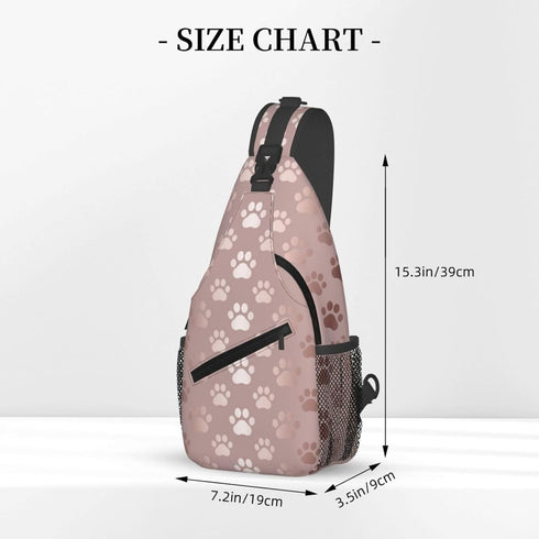 Stylish Sling Bag for Women Men Casual Backpack Crossbody Chest Shoulder Bag Gym Sports Travel Hiking Daypack...