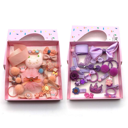 Baby Girl's Hair Clips Cute Hair Bows Baby Elastic Hair Ties Hair Accessories Ponytail Holder Hairpins Set For Baby Girls Teens Toddlers, Assorted...