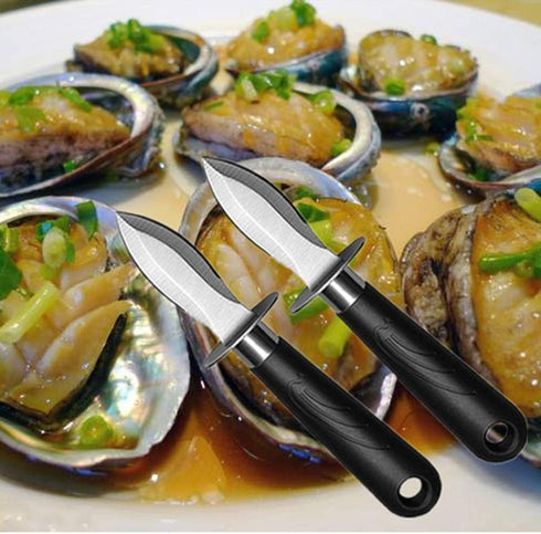 Oyster Shucking Knife Clam Knife Shucker Shellfish Seafood Opener with Non Slip Handle and Level 5 Protection Food Grade Cut Resistant Gloves(XL)...