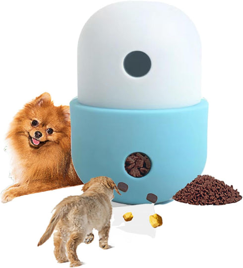 Dog Puzzle Toy Ball Durable Dog Balls for Teeth Cleaning/IQ Training, Dog Enrichment Toys, and Interactive Dog Toys in One .Durable Chewing Ball f...