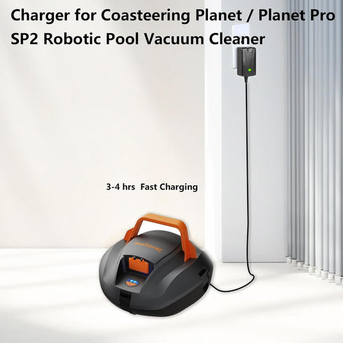 12.6V Charger for Coasteering Robotic Pool Cleaner Compatible with Coasteering Planet Pro, Planet, SP2, Automatic Robotic Pool Vacuum Cleaner Powe...