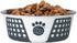 PetRageous 15001 Fiji Stainless Steel Non-Slip Dishwasher Safe Dog Bowl 3.75-Cup Capacity 6.75-inch Diameter 2.5-inch Tall for Medium and Large Do...