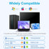Bluetooth Mouse, Wireless Mouse, Ergonomic Mouse, 2.4GHz with USB Receiver, 1600 DPI Optical Tracking, Quiet Clicks, Computer Mouse for Laptop, PC...