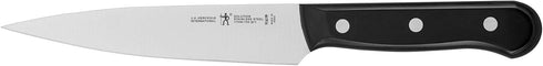 HENCKELS Solution Razor-Sharp 6-inch Utility Knife, Tomato Knife, German Engineered Informed by 100+ Years of Mastery, Black/Stainless Steel...