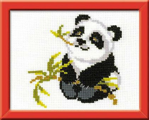 Riolis Panda Counted Cross Stitch Kit, 7" by 6"...