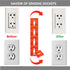 Outlet Spacers for Electrical Box, Switch and Receptacle Spacer for Loose Outlet Plug Fix, 40 Pcs Electrical Outlet Spacers Outlet Shim Socket Ele...