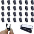 24Pcs Self Adhesive Clips, Wall Clips for Hanging, Photo Clips Plastic Spring Clips Hanging for Paper Tapestry Hangers Home and Office Christmas D...