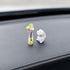 Set of 2 Cute Mini Bunny and Daisy Flower Vase Car Rearview Mirror Ornaments Funny Dashboard Decorations Kawaii Car Interior Accessories for Women...