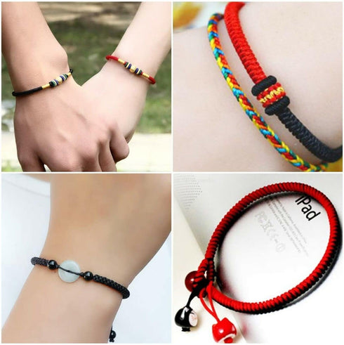 Nylon Beading String Knotting Cord, 100M x 0.8mm Mult-use Nylon Thread Knotting Cord Rattail Trim for DIY Jewellery Chinese Knot Making Window Bli...