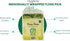 i-Smile Dental Floss Picks Individually Wrapped in Biodegradable Paper, Extra Mint Flavor, Promotes Gum Health, Shred Resistent...
