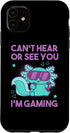 iPhone 11 Can't Hear Or See You I'm Gaming - Axolotl Gamer VR Headset Case...
