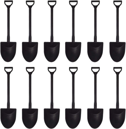 Honbay 50PCS Plastic Disposable Mini Ice Cream Dessert Spoon Shovels Pudding Yogurt Spoons for Family or Party...