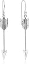 AeraVida Minimalist Hunter's Arrow .925 Sterling Silver Dangle Earrings...
