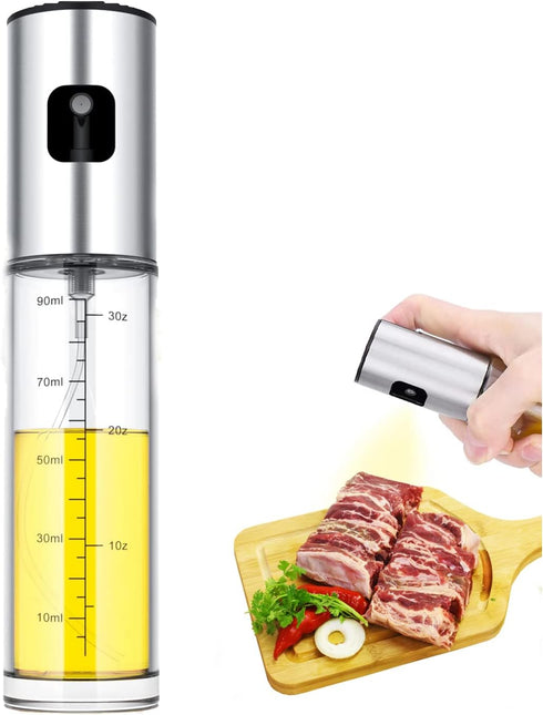 Oil Sprayer for Cooking,100ml Olive Oil Spritzer,Oil Sprayer for Air Fryer, Salad,BBQ,Roasting...