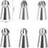 Hofumix Russian Piping Tips Cake Decorating Kit Cake Decorating Tips Buttercream DIY Baking Tools School Prevailing Torch Russian Nozzles Ball Bak...