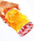 48pcs/24Set Regular Mouth Canning Lids Bands Split-Type for Mason Jar Canning Lids (red and white)...
