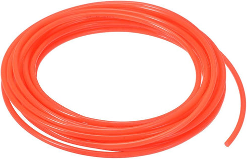 uxcell Pneumatic Air Tubing, 4mm OD x 2.5mm ID 7m (275 Inch) PU Polyurethane Air Compressor Tubing Hose Pipe Orange...