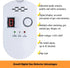 Natural Digital Gas Detector, Home Gas Alarm, Gas Leak Detector,High Sensitivity LPG LNG Coal Natural Gas Leak Detection, Alarm Monitor Sensor Home/Kitchen